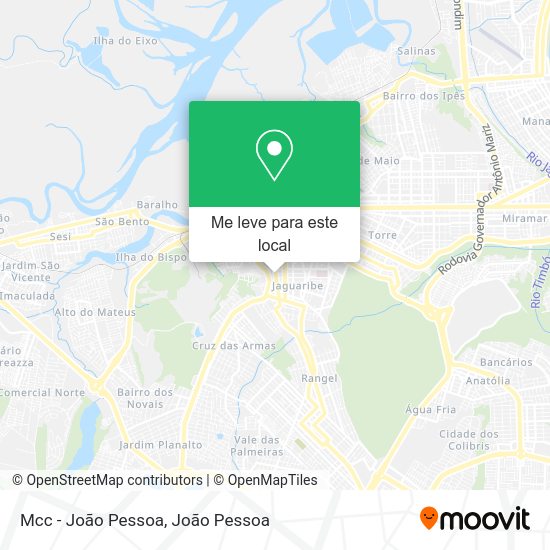 Mcc - João Pessoa mapa