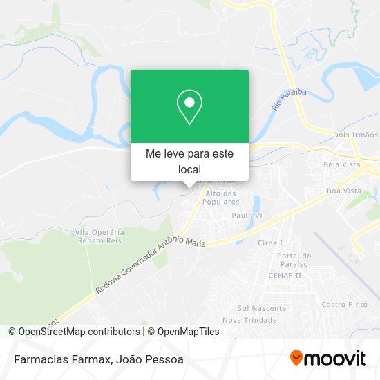 Farmacias Farmax mapa