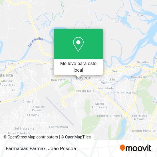 Farmacias Farmax mapa