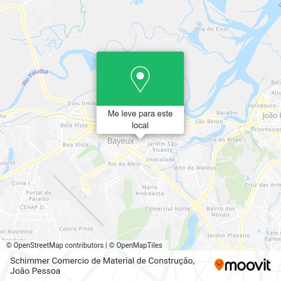 Schimmer Comercio de Material de Construção mapa