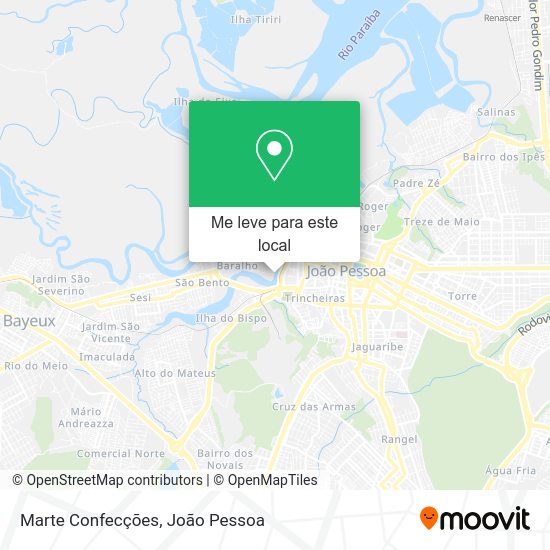 Marte Confecções mapa