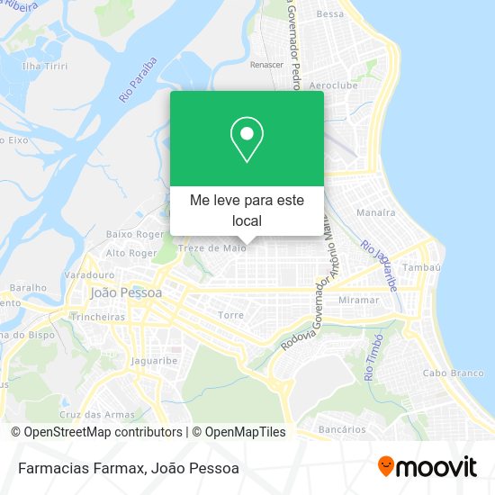 Farmacias Farmax mapa