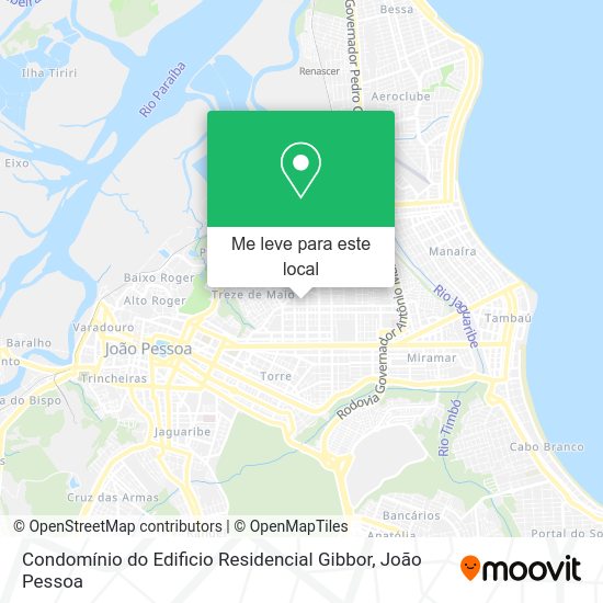 Condomínio do Edificio Residencial Gibbor mapa