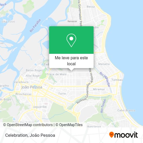 Celebration mapa