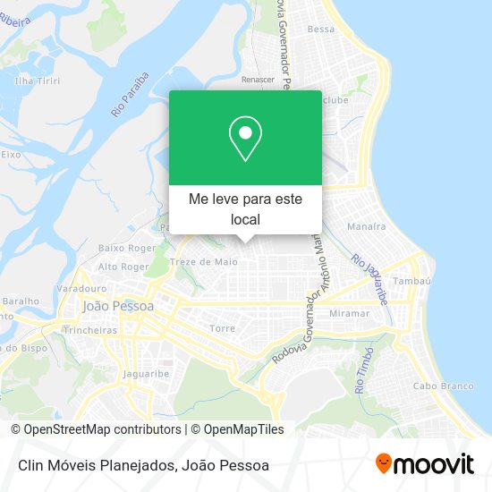 Clin Móveis Planejados mapa