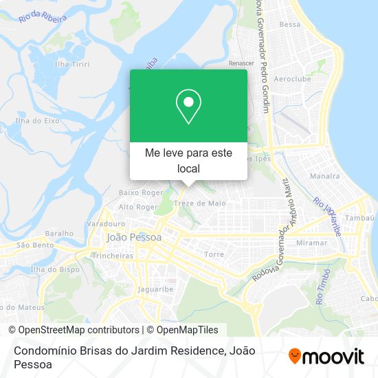 Condomínio Brisas do Jardim Residence mapa