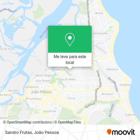 Sandro Frutas mapa