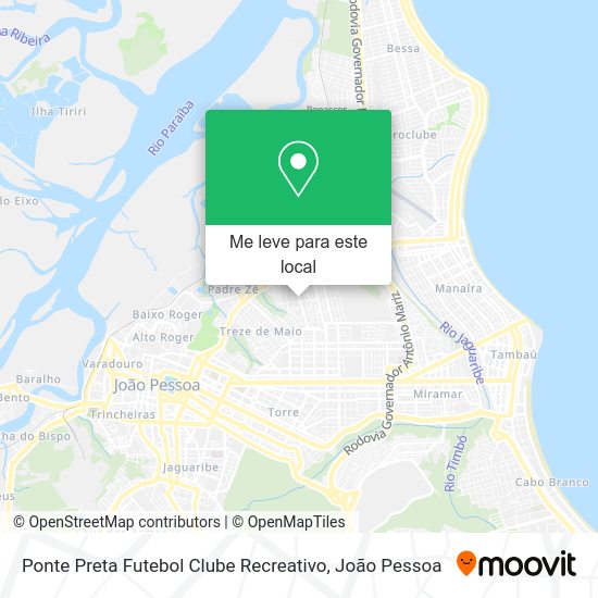 Ponte Preta Futebol Clube Recreativo mapa