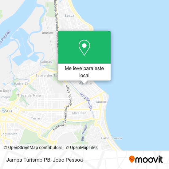Jampa Turismo PB mapa