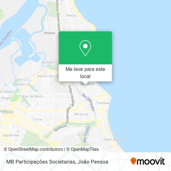 MB Participações Societarias mapa