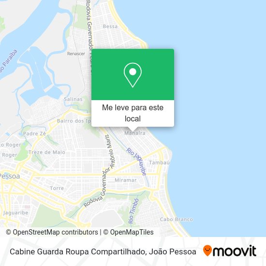 Cabine Guarda Roupa Compartilhado mapa
