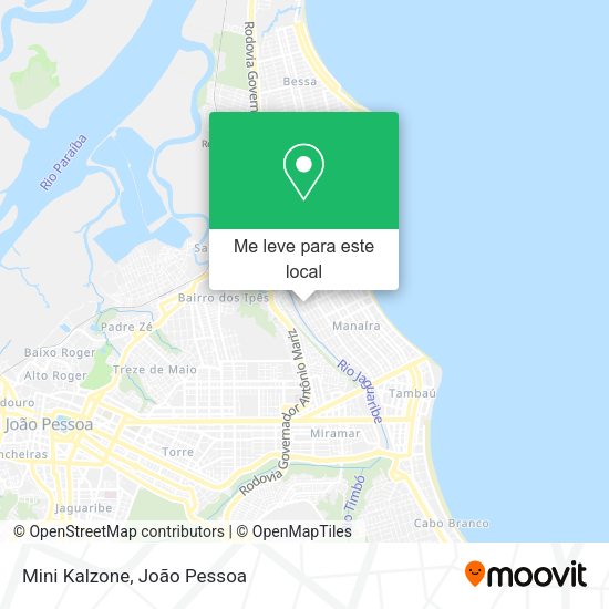 Mini Kalzone mapa
