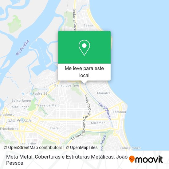 Meta Metal, Coberturas e Estruturas Metálicas mapa