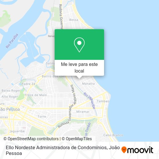 Ello Nordeste Administradora de Condomínios mapa