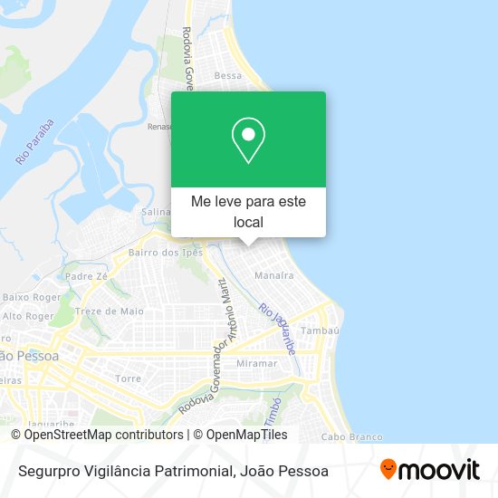 Segurpro Vigilância Patrimonial mapa