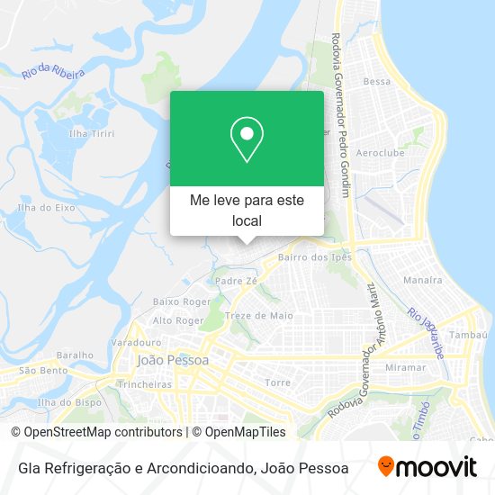 Gla Refrigeração e Arcondicioando mapa