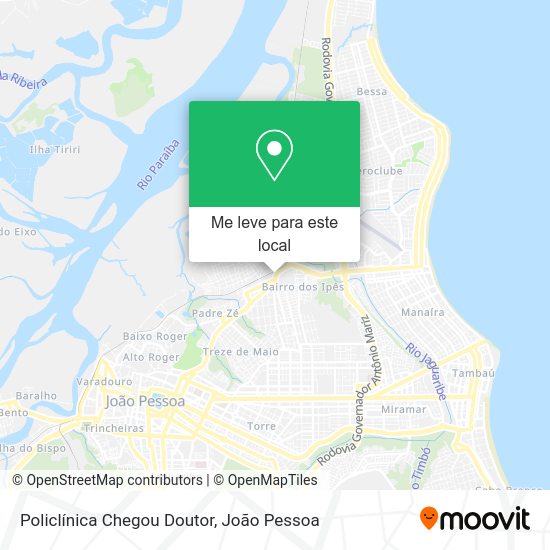 Policlínica Chegou Doutor mapa