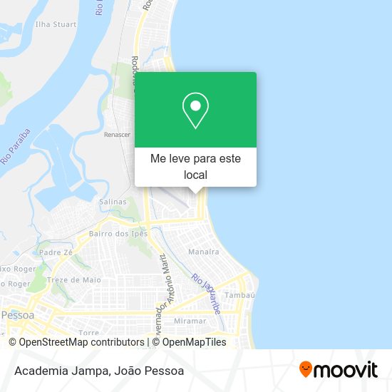 Academia Jampa mapa