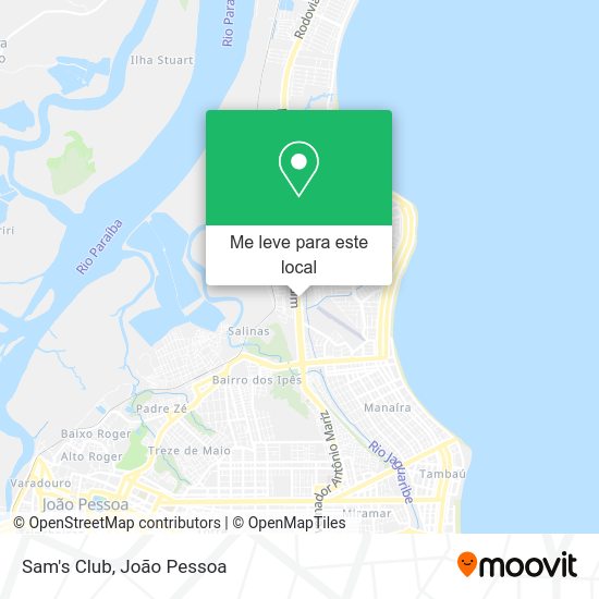 Sam's Club mapa