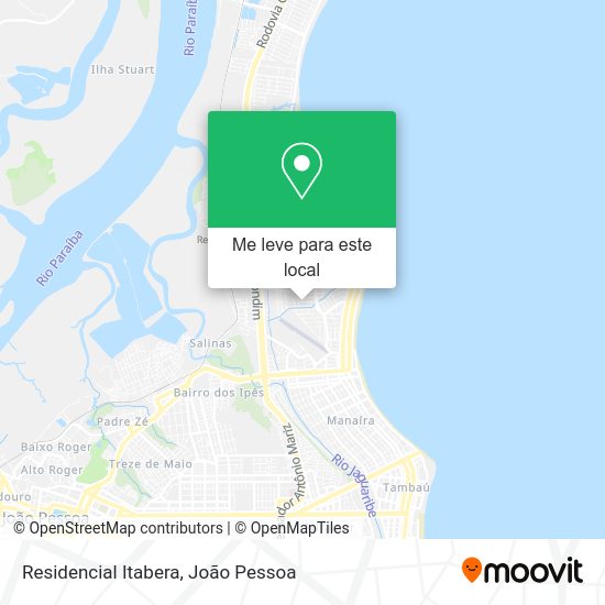 Residencial Itabera mapa
