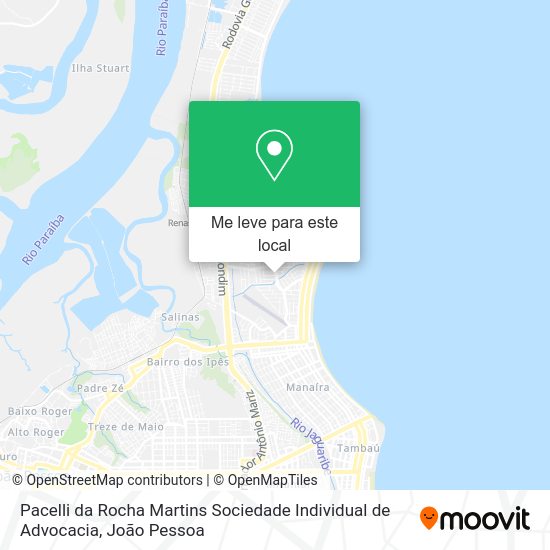 Pacelli da Rocha Martins Sociedade Individual de Advocacia mapa