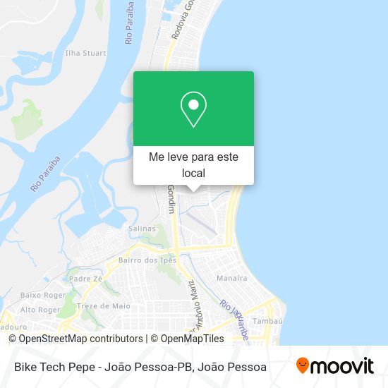 Bike Tech Pepe - João Pessoa-PB mapa