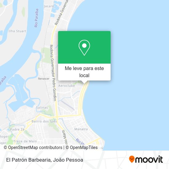 El Patrón Barbearia mapa