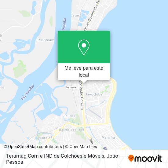 Teramag Com e IND de Colchões e Móveis mapa