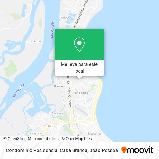 Condomínio Residencial Casa Branca mapa