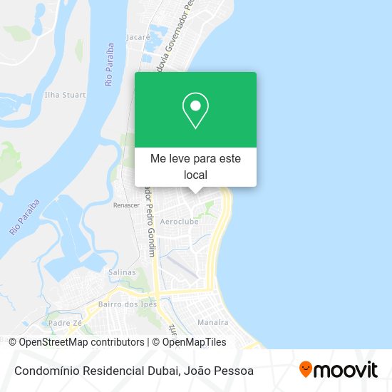 Condomínio Residencial Dubai mapa