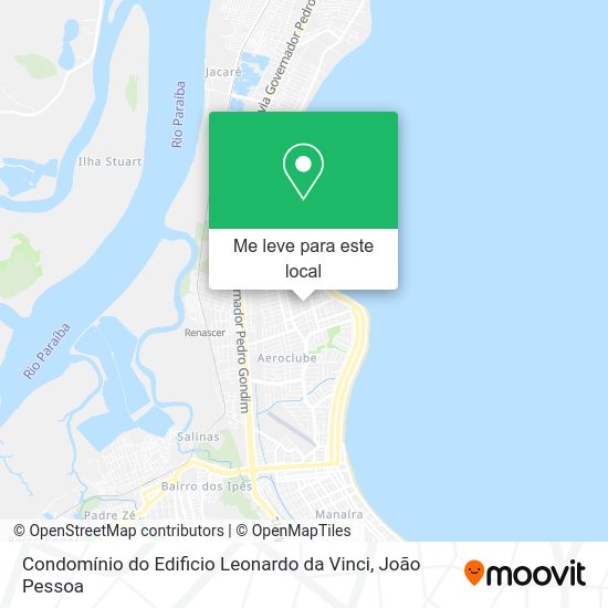 Condomínio do Edificio Leonardo da Vinci mapa
