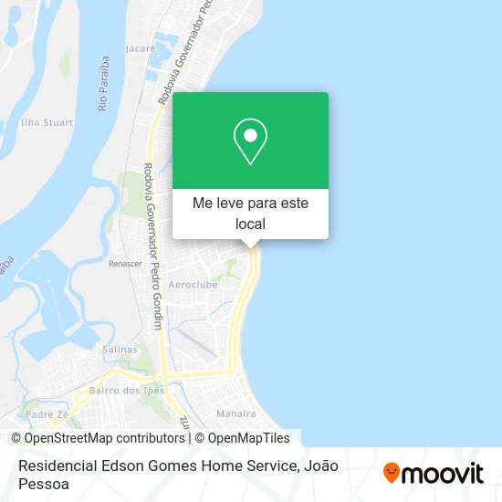 Residencial Edson Gomes Home Service mapa