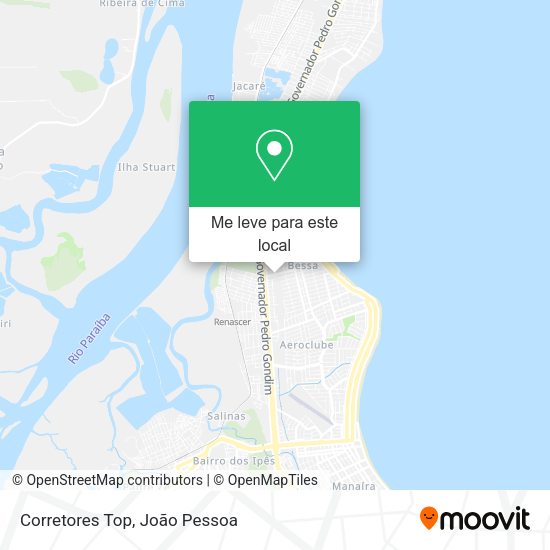 Corretores Top mapa