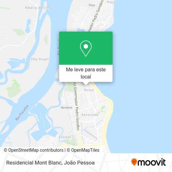 Residencial Mont Blanc mapa