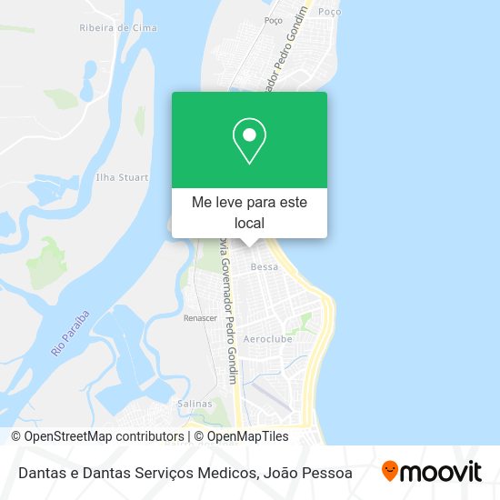 Dantas e Dantas Serviços Medicos mapa