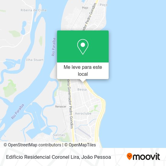 Edifício Residencial Coronel Lira mapa
