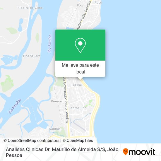 Analises Clinicas Dr. Maurílio de Almeida S / S mapa