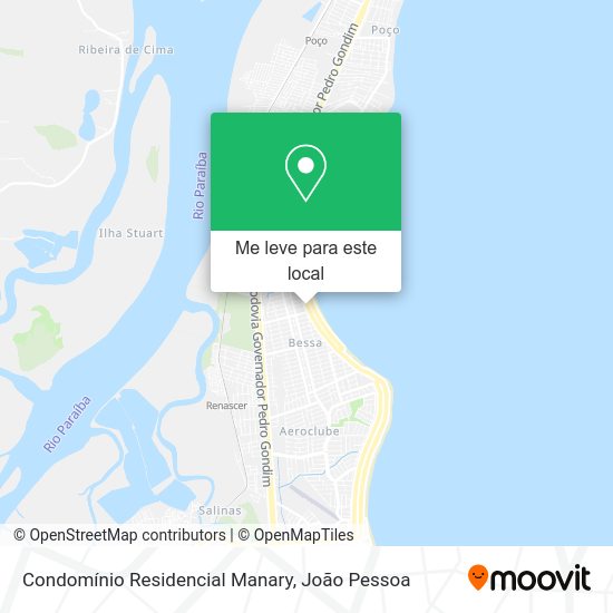 Condomínio Residencial Manary mapa