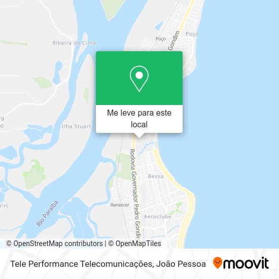Tele Performance Telecomunicações mapa