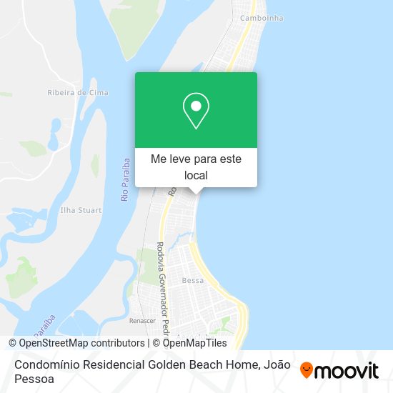 Condomínio Residencial Golden Beach Home mapa