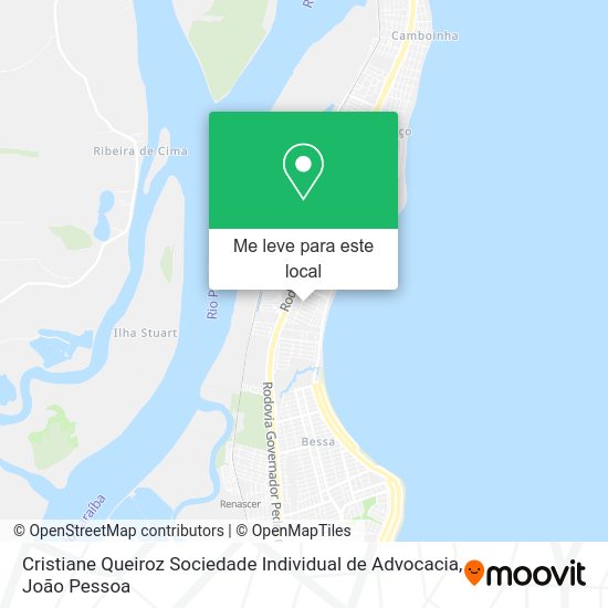 Cristiane Queiroz Sociedade Individual de Advocacia mapa