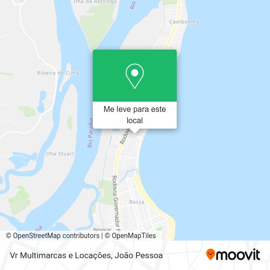 Vr Multimarcas e Locações mapa