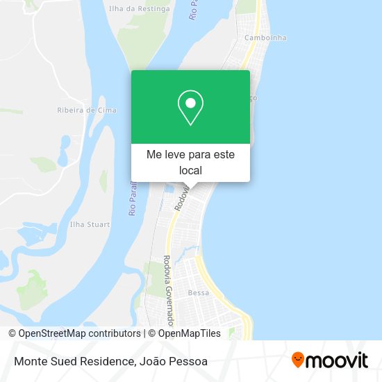 Monte Sued Residence mapa