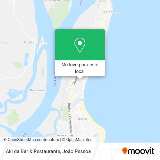 Aki da Bar & Restaurante mapa