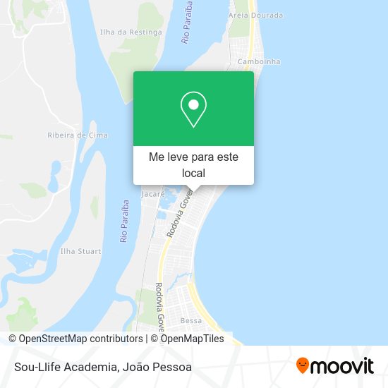 Sou-Llife Academia mapa