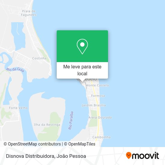 Disnova Distribuidora mapa