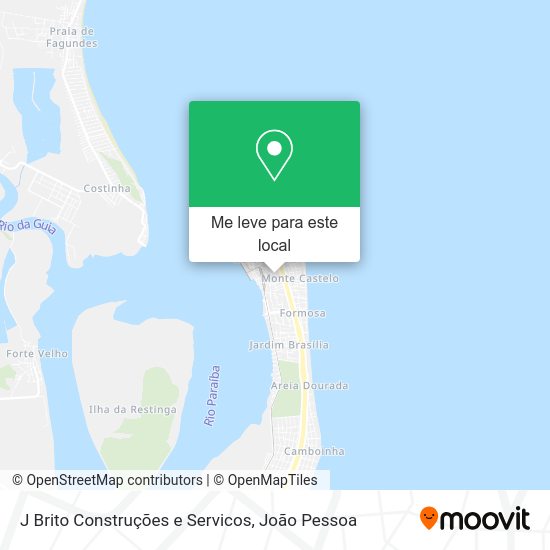 J Brito Construções e Servicos mapa