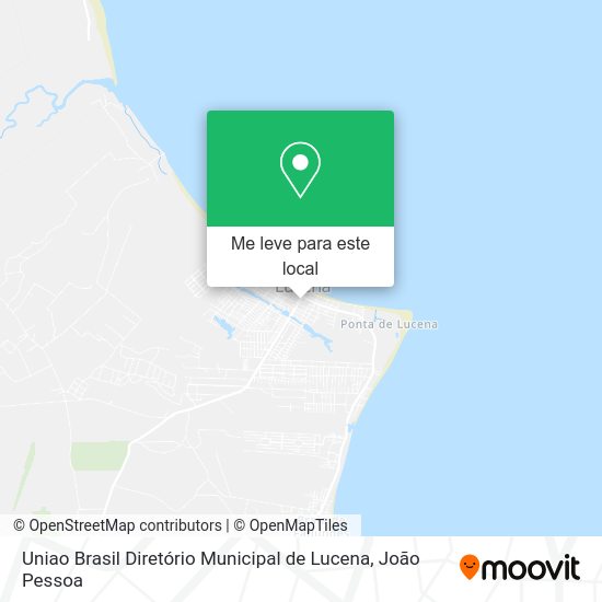Uniao Brasil Diretório Municipal de Lucena mapa