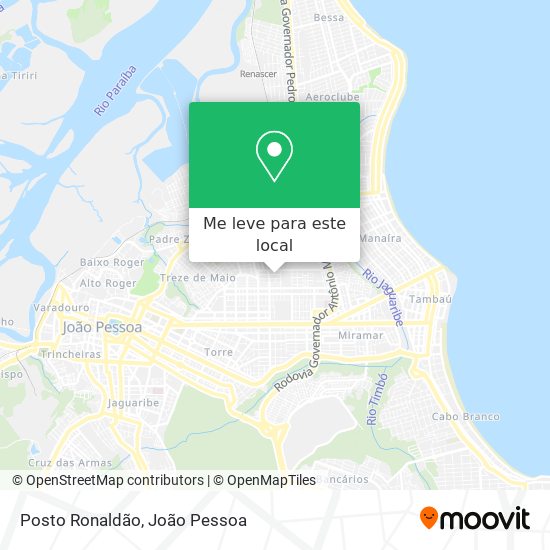 Posto Ronaldão mapa