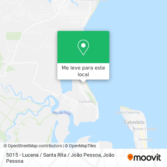 5015 - Lucena / Santa Rita / João Pessoa mapa